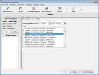 Tour Software - Booking Wizard
