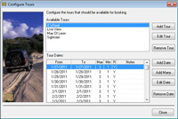 Tour Software - Tour Configuration